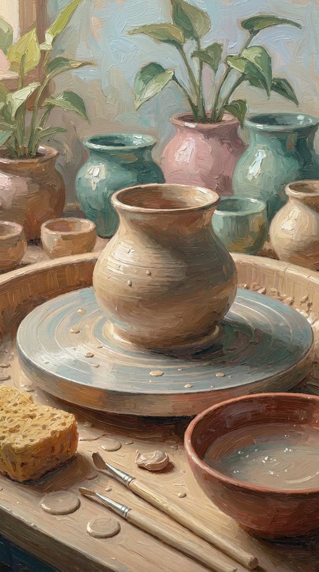 Карточка «Гончарный круг» — колода Мастерская